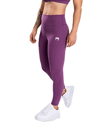 Venum Essential Lifestyle Leggings - Dunkle Orchidee/Gerbürstetes Silber - L von Venum