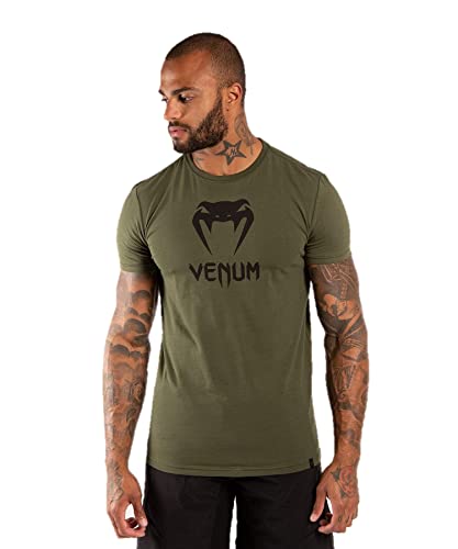 Venum Herren Klassisk T-shirt T shirt, Khaki, L EU von Venum