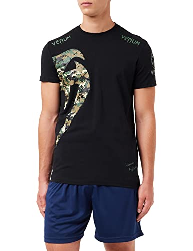 Venum Herren Giant T-Shirt, Schwarz/Forest Camo, XXL Venum Herren Giant T-Shirt, Schwarz/Forest Camo, XXL von Venum