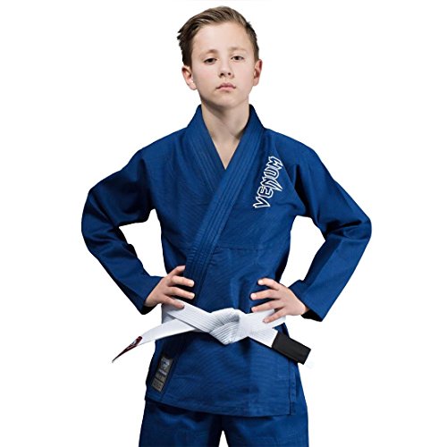 Venum, Contender Kinder BJJ Kampfanzug (Free Weiß belt included), Unisex Kinder, C2, Blau Venum, Contender Kinder BJJ Kampfanzug (Free Weiß belt included), Unisex Kinder, C2, Blau von Venum