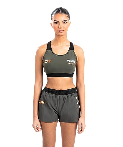 Venum UFC Adrenaline Damen Fight Week Sport Shorts - Khaki - M von Venum