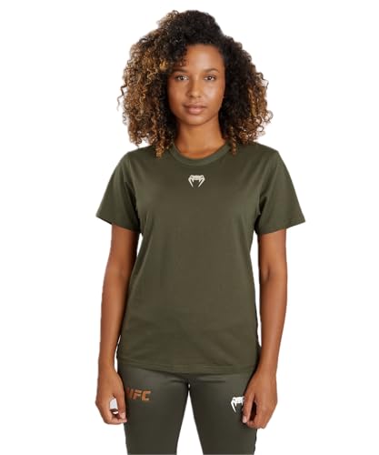 Venum UFC Adrenaline Damen Fight Week Kurzarm-T-Shirt - Khaki - S von Venum