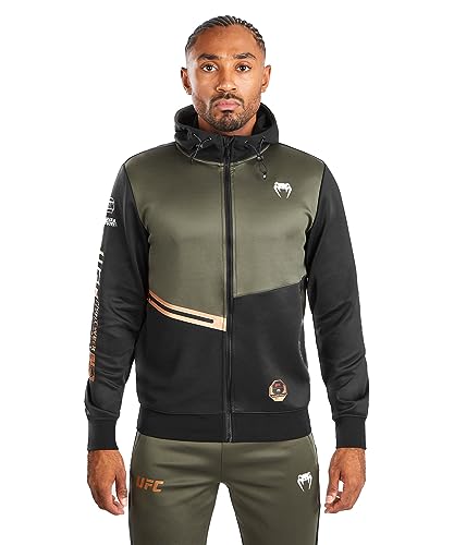 Venum UFC Adrenaline Herren Fight Week Zip Hoodie - Khaki/Bronze - S Venum UFC Adrenaline Herren Fight Week Zip Hoodie - Khaki/Bronze - S von Venum
