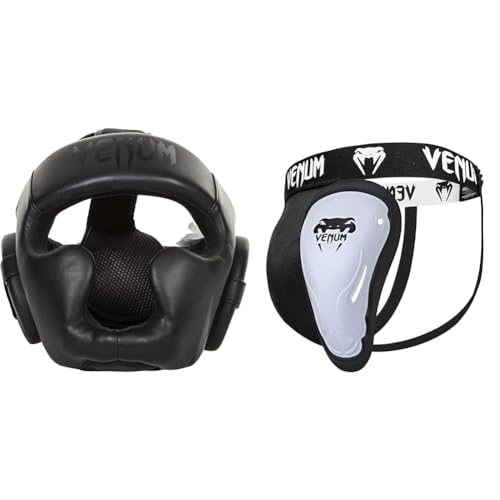 Venum Unisex Baş koruması Challenger 2.0 Kopfschutz, Schwarz/Matt, Einheitsgröße EU & Unisex dyb beskyttelse udfordring Tiefschutz, Schwarz/Weiß, M EU Venum Unisex Baş koruması Challenger 2.0 Kopfschutz, Schwarz/Matt, Einheitsgröße EU & Unisex dyb beskyttelse udfordring Tiefschutz, Schwarz/Weiß, M EU von Venum