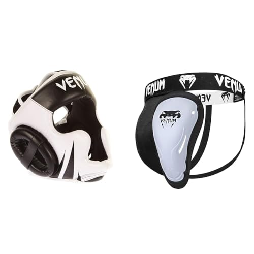 Venum Unisex Challenger kask Helme, Black/Ice, Einheitsgröße EU & Unisex dyb beskyttelse udfordring Tiefschutz, Schwarz/Weiß, M EU Venum Unisex Challenger kask Helme, Black/Ice, Einheitsgröße EU & Unisex dyb beskyttelse udfordring Tiefschutz, Schwarz/Weiß, M EU von Venum