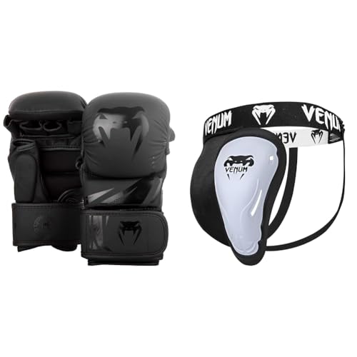 Venum Unisex Handschue Challenger 3.0 MMA Sparring Handschuhe, Schwarz/Schwarz, L-XL EU & Unisex dybdebeskyttelse hallenger Tiefschutz, Schwarz/Weiß, L EU Venum Unisex Handschue Challenger 3.0 MMA Sparring Handschuhe, Schwarz/Schwarz, L-XL EU & Unisex dybdebeskyttelse hallenger Tiefschutz, Schwarz/Weiß, L EU von Venum