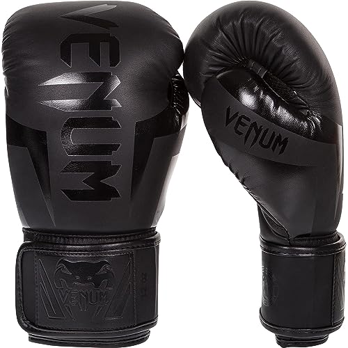 Venum Unisex boksehandsker Elite Boxhandschuhe, Matt Schwarz, 10oz EU von Venum