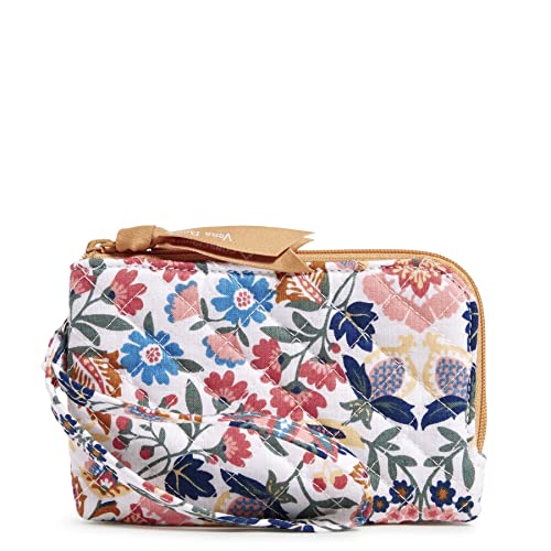 Vera Bradley Ausweishülle aus Baumwolle mit doppeltem Reißverschluss und RFID-Schutz, Enchanted Mandala - Recycelte Baumwolle, Einheitsgröße Vera Bradley Ausweishülle aus Baumwolle mit doppeltem Reißverschluss und RFID-Schutz, Enchanted Mandala - Recycelte Baumwolle, Einheitsgröße von Vera Bradley