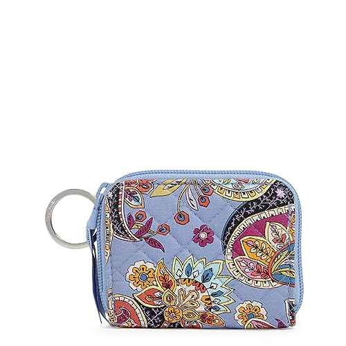 Vera Bradley Damen Geldbörse aus Baumwolle Petite mit Reißverschluss und RFID-Schutz, Provence Paisley, Einheitsgröße Vera Bradley Damen Geldbörse aus Baumwolle Petite mit Reißverschluss und RFID-Schutz, Provence Paisley, Einheitsgröße von Vera Bradley