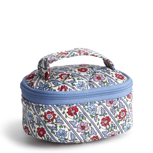 Vera Bradley Mini-Etui mit Reißverschluss aus Baumwolle, Blau von Vera Bradley