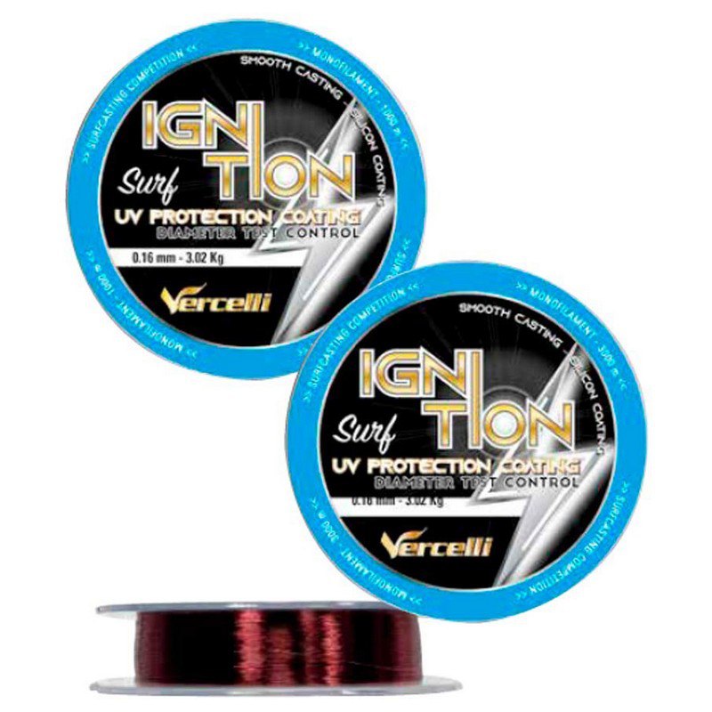 Vercelli Ignition Surf Monofilament 3000 M Schwarz 0.120 mm Vercelli Ignition Surf Monofilament 3000 M Schwarz 0.120 mm von Vercelli