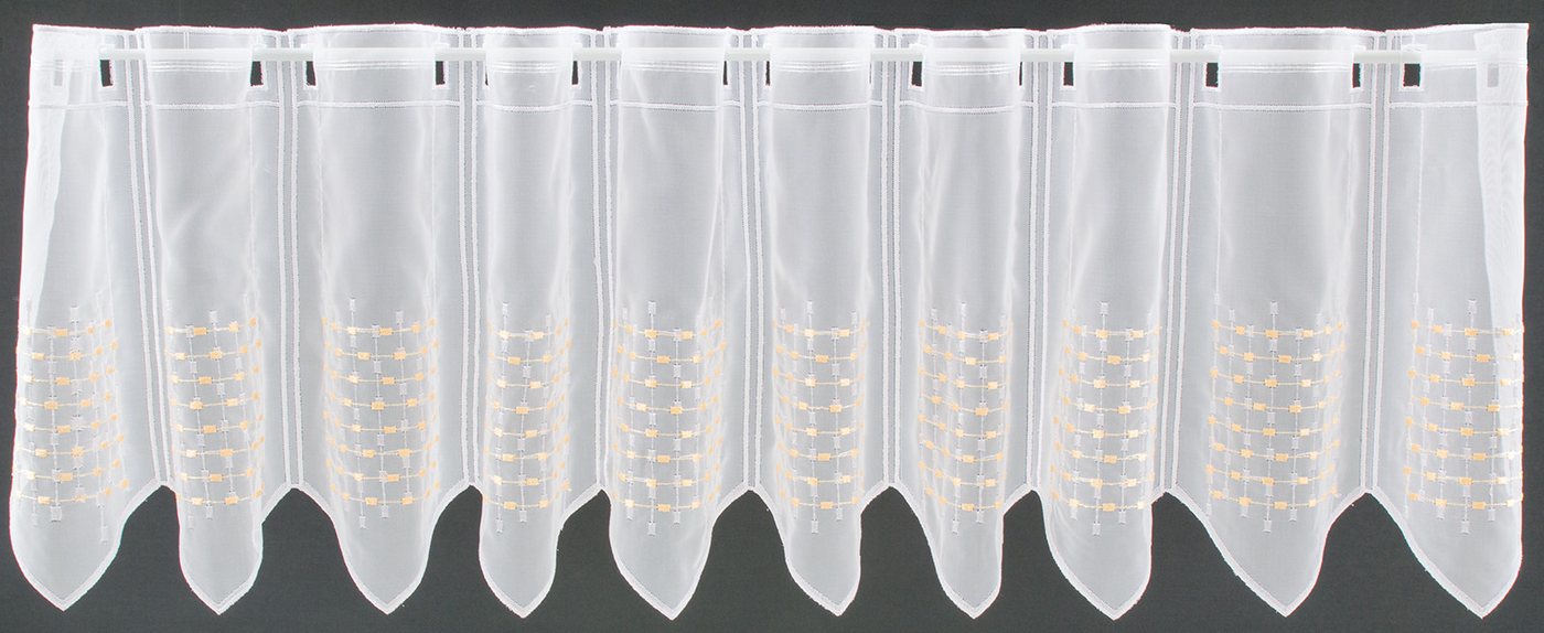 Verdi Scheibengardine nach Maß quadratische Stickerei, Stangendurchzug, transparent, Kurzgardine,Stablöcher,transparent,verschiedene Höhen und Farben Verdi Scheibengardine nach Maß quadratische Stickerei, Stangendurchzug, transparent, Kurzgardine,Stablöcher,transparent,verschiedene Höhen und Farben von Verdi