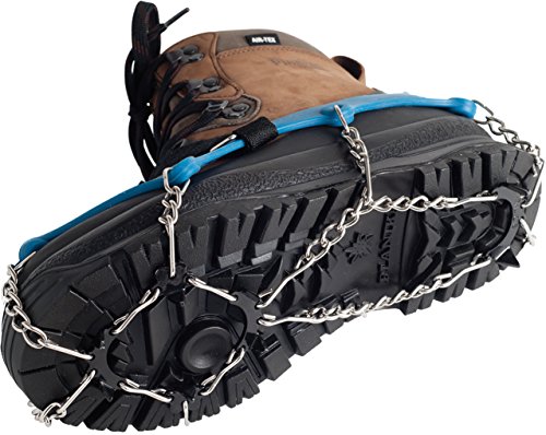 Veriga 28568 Ice Track Schuhkrallen Eis Krallen Schuh Spikes Schnee Ketten Steigeisen, L von Veriga