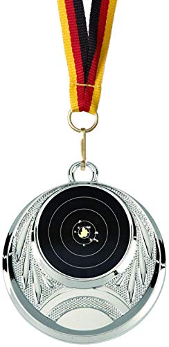 Verlag Reiner Kullack 10er-Set Medaillen »Schießen«, mit 25 mm Sportfoto-Emblem (Folie, bunt) von Verlag Reiner Kullack