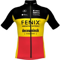 FENIX-DECEUNINCK Belgischer Meister 2023 Kurzarmtrikot, für Herren, Größe S, FENIX-DECEUNINCK Belgischer Meister 2023 Kurzarmtrikot, für Herren, Größe S, von Vermarc
