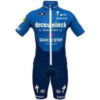 Kinderset DECEUNINCK QUICK-STEP Aero 2021 (Radtrikot + Radhose)|DECEUNINCK von Vermarc