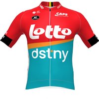 LOTTO DSTNY PRR Summer 2023 Kurzarmtrikot, für Herren, Größe 2XL, Radshirt, von Vermarc