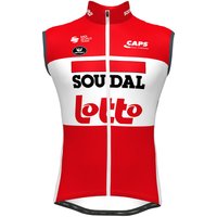 LOTTO SOUDAL Windweste 2022, für Herren, Größe XL, Rennrad Weste, von Vermarc