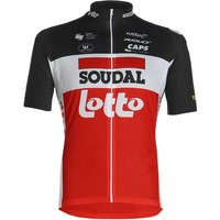 SOUDAL LOTTO 2021 Kurzarmtrikot, für Herren, Größe S, Radtrikot, von Vermarc