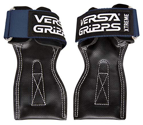 Versa Gripps® Xtreme - Made in USA - Handgelenkschlaufen für Gewichtheben Alternative - Das beste Trainingszubehör - Azurite - S von Versa Gripps