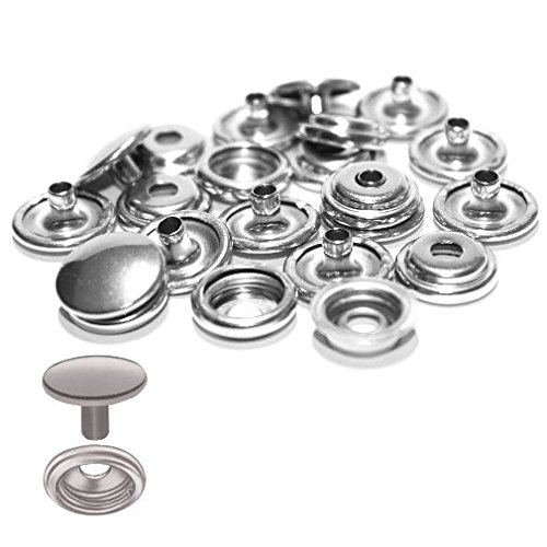 Versandbox24 100 Stück Druckknopf Edelstahl Oberteil V4A Persenning Plane Zelt Verdeck Boot Camping Auto Bimini Nähfrei Versandbox24 100 Stück Druckknopf Edelstahl Oberteil V4A Persenning Plane Zelt Verdeck Boot Camping Auto Bimini Nähfrei von Versandbox24