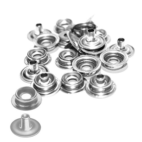 Versandbox24 20 Stück Druckknopf Edelstahl Unterteil V4A Persenning Plane Zelt Verdeck Boot Camping Auto Bimini Nähfrei Versandbox24 20 Stück Druckknopf Edelstahl Unterteil V4A Persenning Plane Zelt Verdeck Boot Camping Auto Bimini Nähfrei von Versandbox24