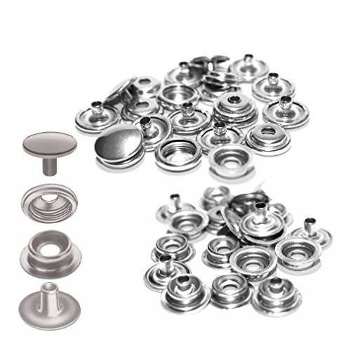 Versandbox24 50 Stück DOT Set Druckknopf Edelstahl V4A Persenning Plane Zelt Verdeck Boot Camping Auto Bimini Nähfrei Versandbox24 50 Stück DOT Set Druckknopf Edelstahl V4A Persenning Plane Zelt Verdeck Boot Camping Auto Bimini Nähfrei von Versandbox24