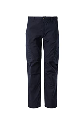 Vertx Phantom OPS Taktische Herren-Cargohose, Utility-Hose mit Taschen, leichte lässige Wasserabweisende Outdoor-Arbeitskleidung, EDC Gear Taktische Arbeitshose, lockere Passform, Marineblau, 38 x 34 von Vertx