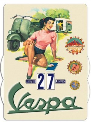 Endloskalender Vespa Pinup Camping Endloskalender Vespa Pinup Camping von Vespa