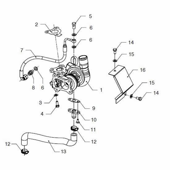 Vetus 08-00112 Silicon Hose For Deutz 2009 Drawing Silber von Vetus