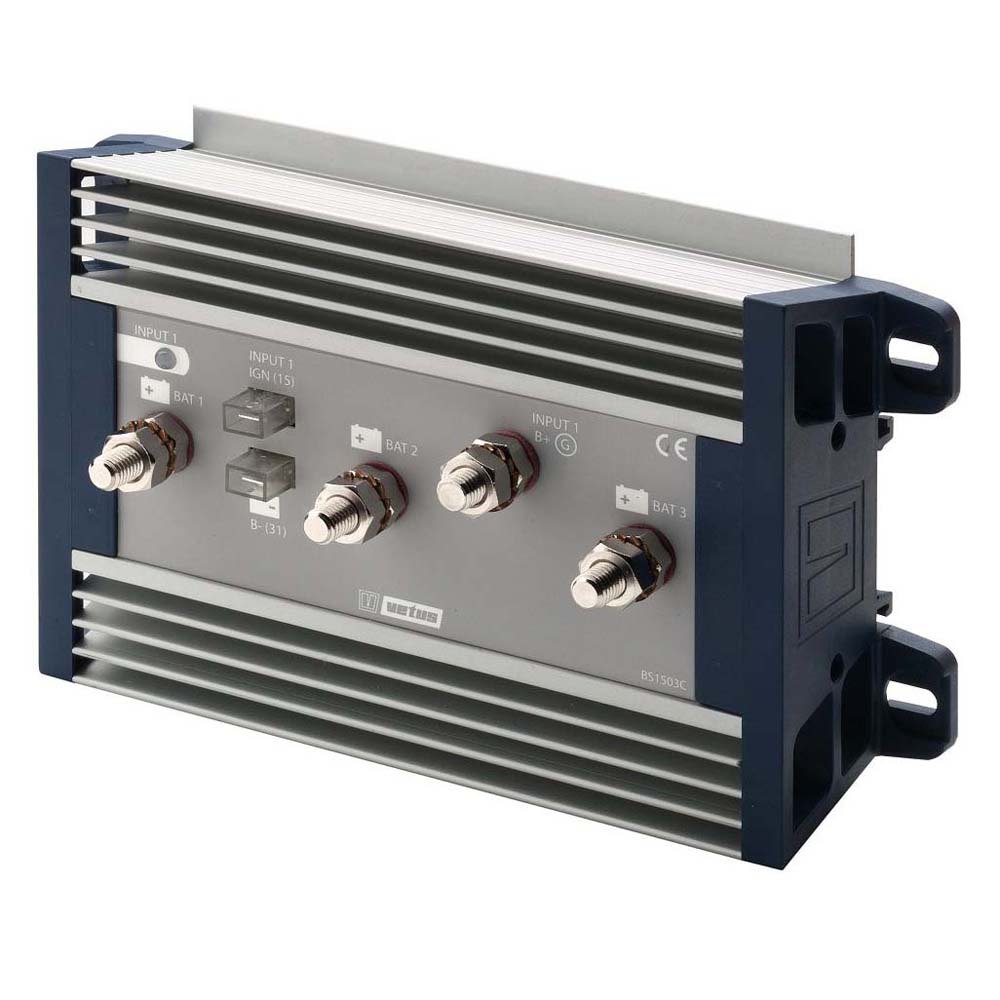 Vetus 1 Input 3 Outputs Battery Separator 50a 2-24v Schwarz Vetus 1 Input 3 Outputs Battery Separator 50a 2-24v Schwarz von Vetus