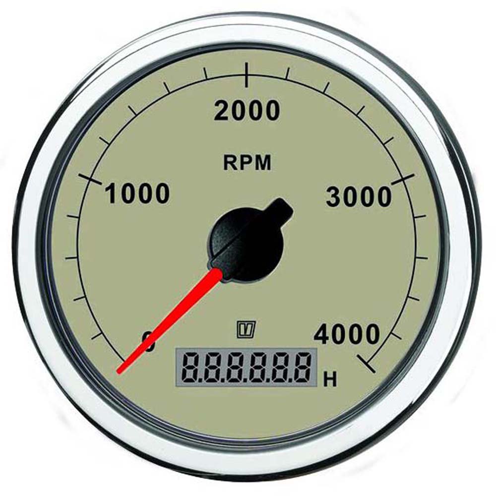 Vetus 0-5000rpm Tachometer 12-24v Silber 100 mm Vetus 0-5000rpm Tachometer 12-24v Silber 100 mm von Vetus