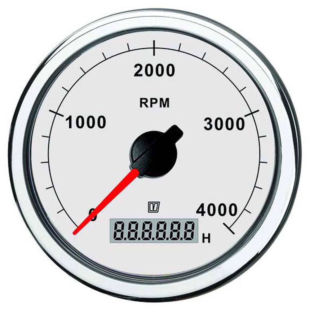 Vetus 0-5000rpm Tachometer 12-24v Silber 100 mm Vetus 0-5000rpm Tachometer 12-24v Silber 100 mm von Vetus