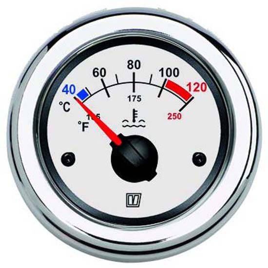 Vetus 40-120°c Temparature Indicator 12-24v Silber 52 mm Vetus 40-120°c Temparature Indicator 12-24v Silber 52 mm von Vetus