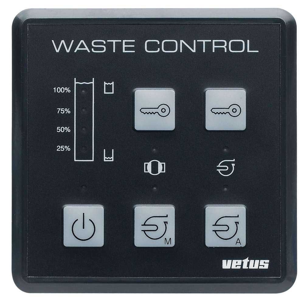 Vetus Sanitary Water System Control Panel 12-24v Schwarz 85 x 85 mm Vetus Sanitary Water System Control Panel 12-24v Schwarz 85 x 85 mm von Vetus