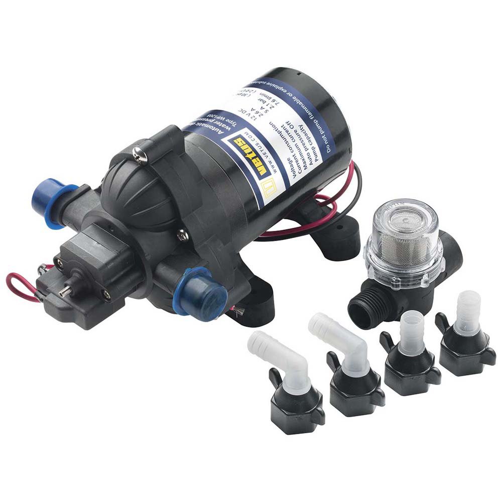 Vetus 13 L/min Water Pressure Pump 24v Schwarz Vetus 13 L/min Water Pressure Pump 24v Schwarz von Vetus