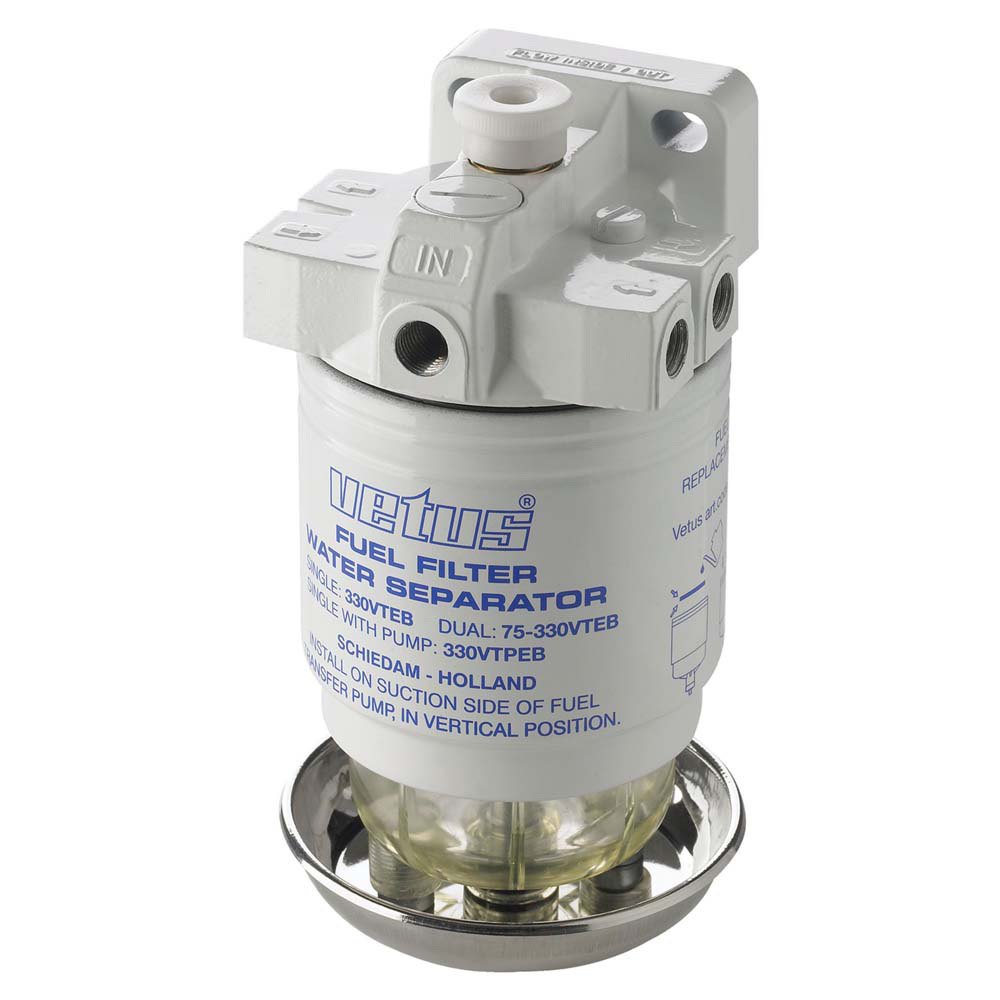 Vetus 190 L/h Water Separator Fuel Filter With Pump Weiß Vetus 190 L/h Water Separator Fuel Filter With Pump Weiß von Vetus