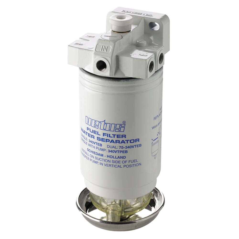 Vetus 380 L/h Water Separator Fuel Filter With Pump Weiß Vetus 380 L/h Water Separator Fuel Filter With Pump Weiß von Vetus