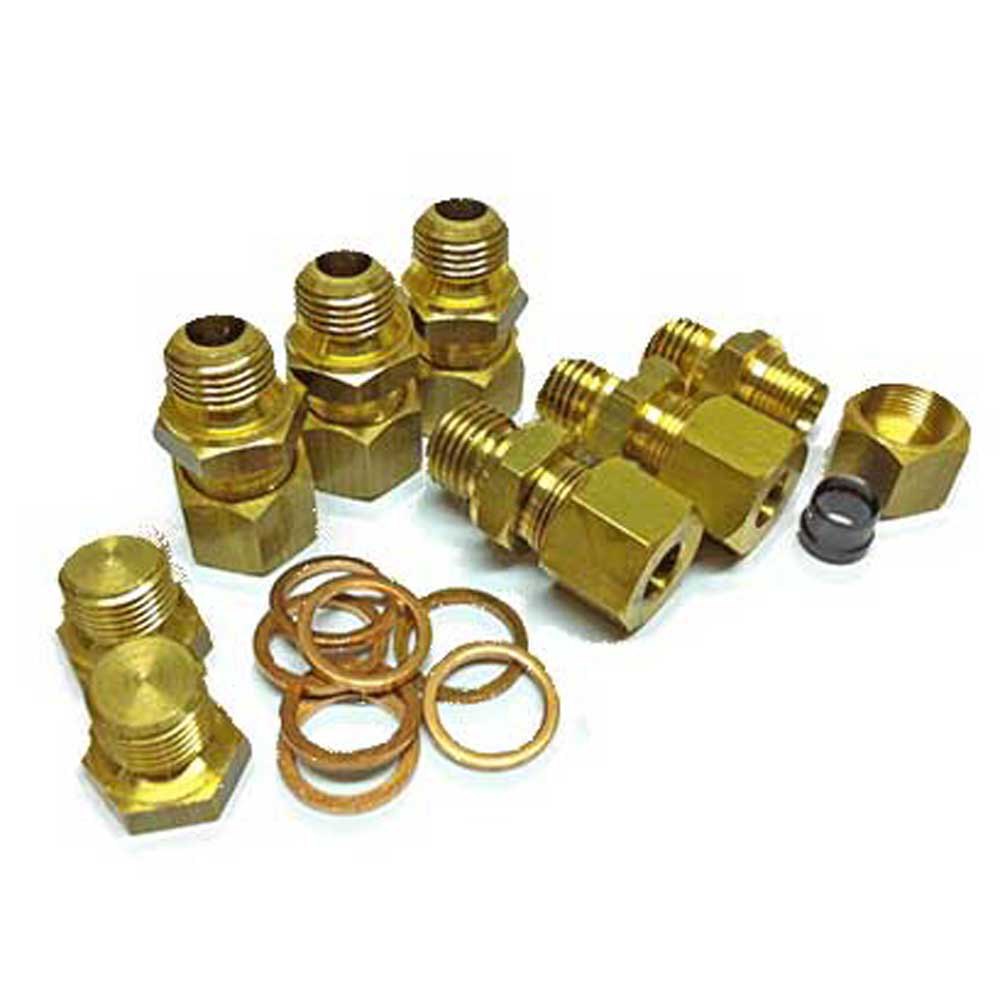 Vetus 4344152 Steering System Double Lock Valve Fittings Set Golden Vetus 4344152 Steering System Double Lock Valve Fittings Set Golden von Vetus