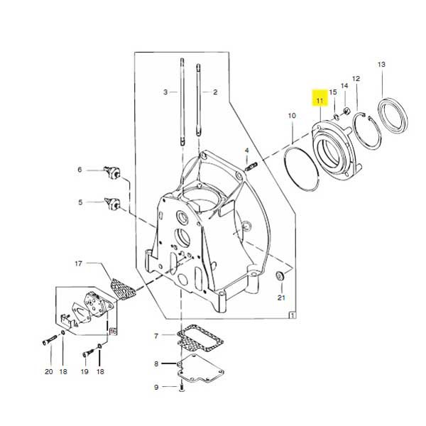 Vetus 60x80x8 Mm Oil Seal Silber von Vetus