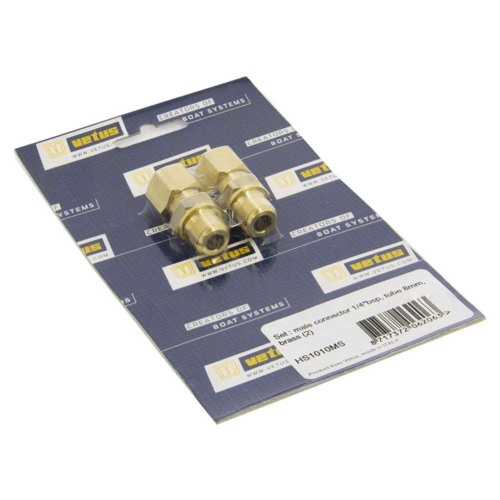 Vetus Male Connector 8 Mm Golden 1/4´´ Vetus Male Connector 8 Mm Golden 1/4´´ von Vetus