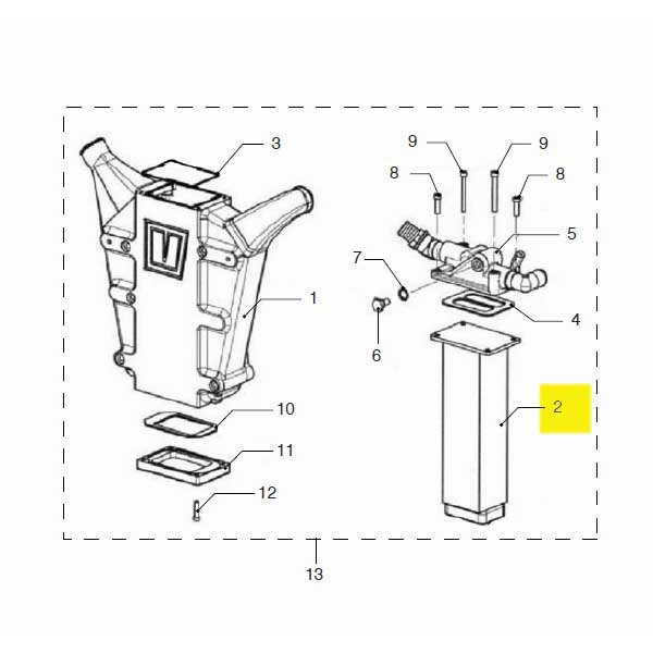 Vetus Aftercooler Silber Vetus Aftercooler Silber von Vetus