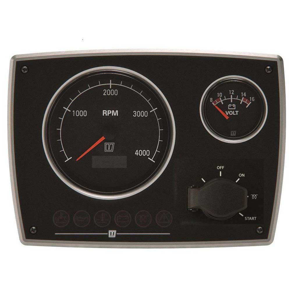 Vetus Aluminium Engine 4000rpm Panel 12v Silber Vetus Aluminium Engine 4000rpm Panel 12v Silber von Vetus