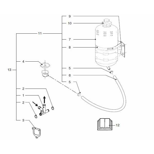 Vetus Bypass Pipe Silber von Vetus