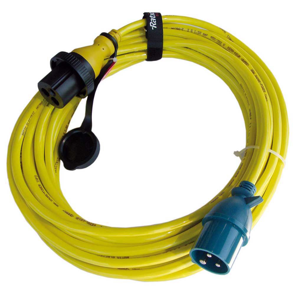 Vetus Cee Ip44 H07bq-f Ground Connection Cable 3g 15 M 16a Gelb Vetus Cee Ip44 H07bq-f Ground Connection Cable 3g 15 M 16a Gelb von Vetus