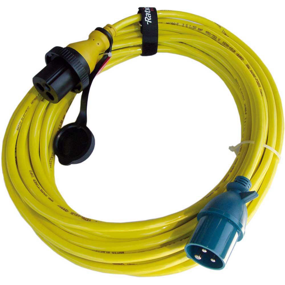 Vetus Cee Ip44 H07bq-f Ground Connection Cable 3g 5 M 16a Gelb Vetus Cee Ip44 H07bq-f Ground Connection Cable 3g 5 M 16a Gelb von Vetus