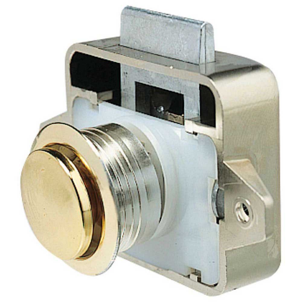 Vetus Chrome Plated Turn Knob Lock Golden Vetus Chrome Plated Turn Knob Lock Golden von Vetus