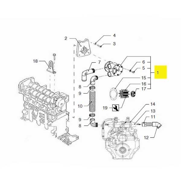 Vetus E+g Vf4/5 Raw Water Pump Silber Vetus E+g Vf4/5 Raw Water Pump Silber von Vetus