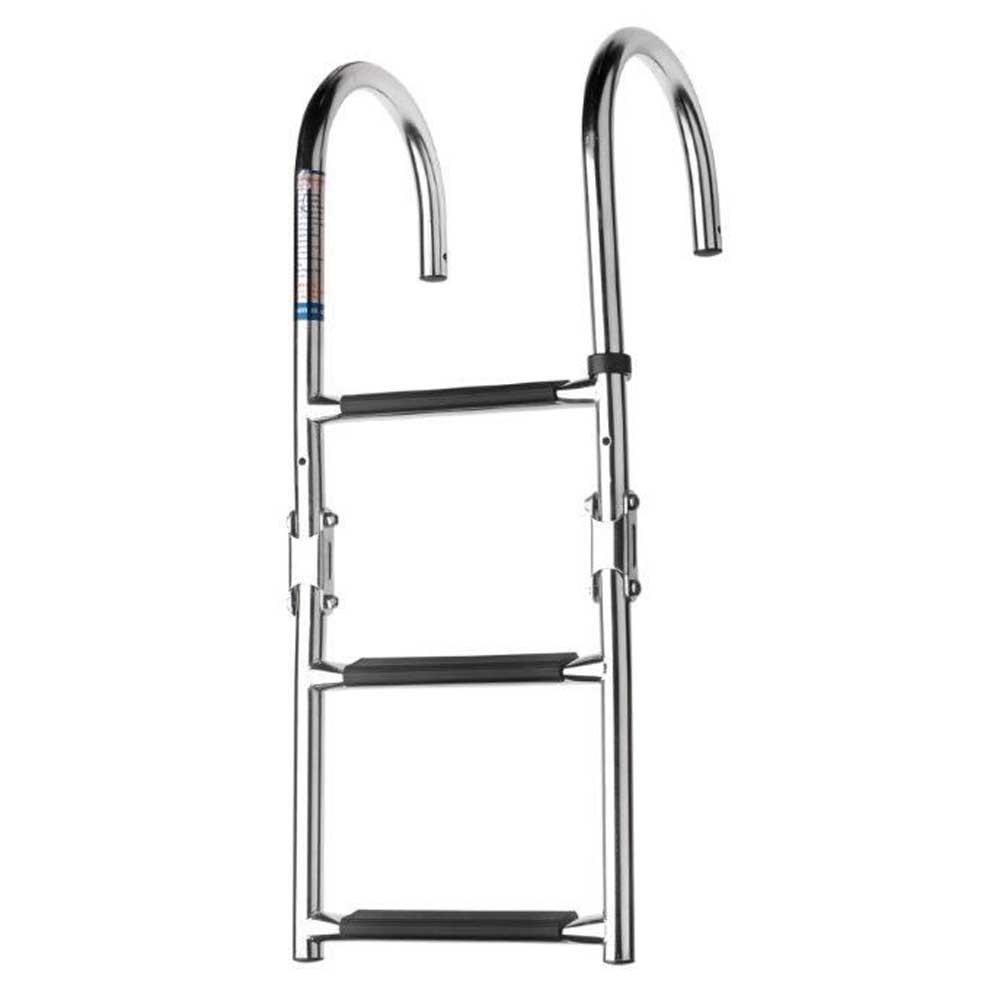 Vetus Inox 3 Steps Folding Transom Mount Swim Ladder Silber 685 mm von Vetus