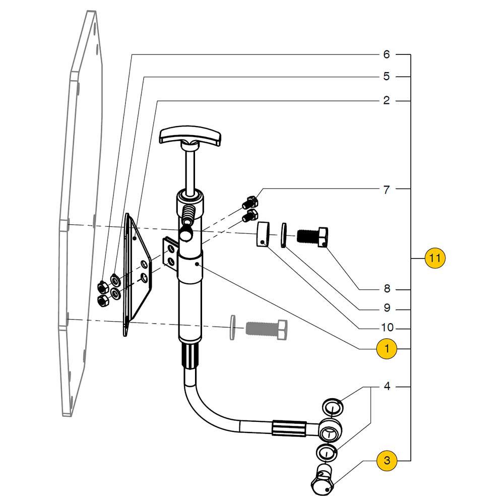 Vetus M4 Oil Drain Pump+hose Withc Banjo Eye Silber Vetus M4 Oil Drain Pump+hose Withc Banjo Eye Silber von Vetus